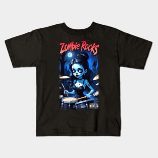 Zombie Rocks 02 Kids T-Shirt